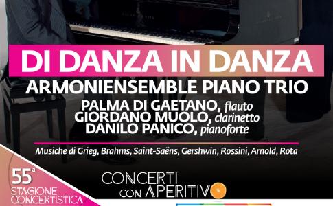 Domenica 24 Novembre ore 11: ArmoniEnsemble Piano Trio - Concerto con Aperitivo @ Teatro Paisiello, Lecce