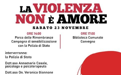 No alla violenza di genere da domani 3 giorni di eventi a veglie